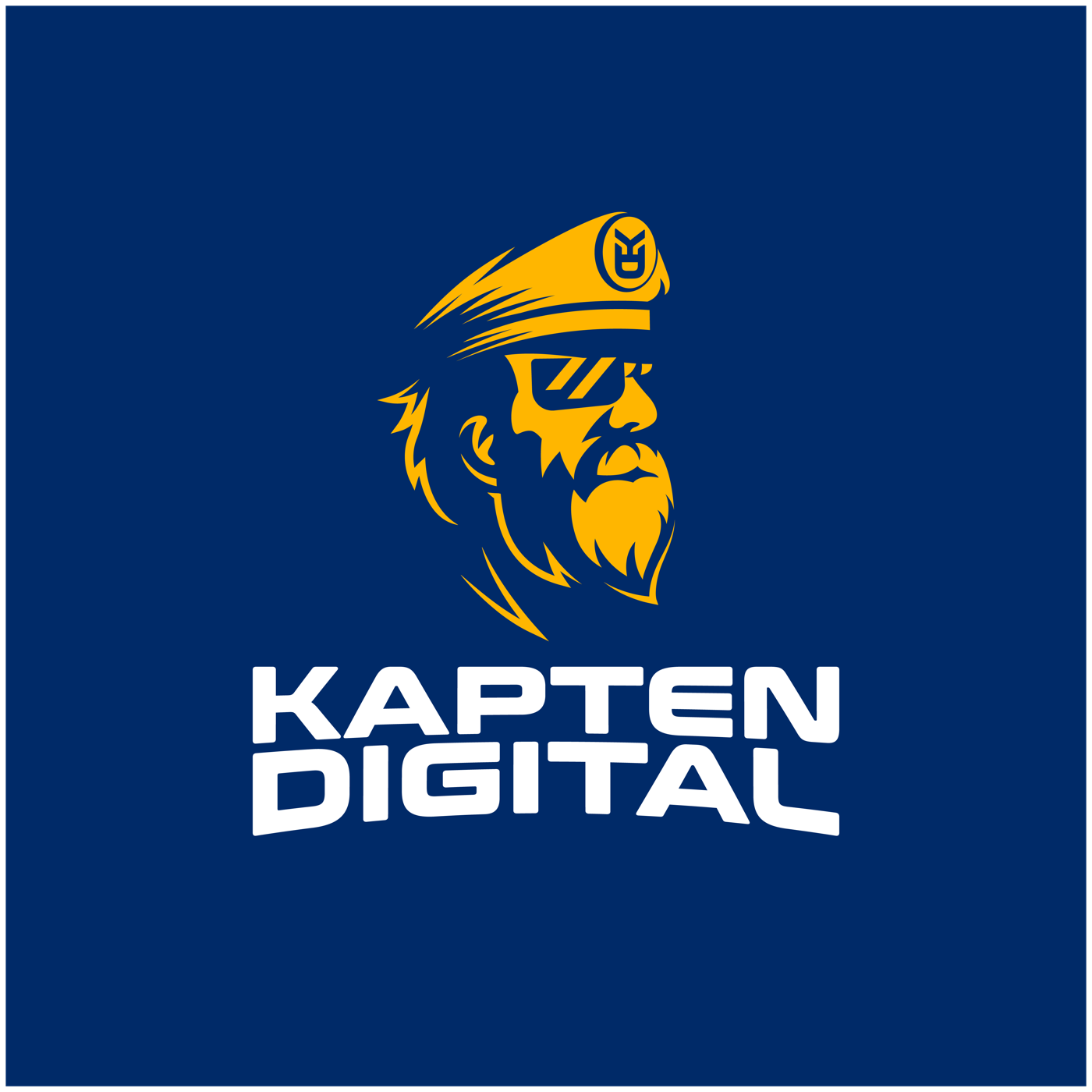 Kapten Digital compass mark and wordmark